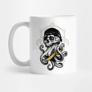 Skull octopus. Mug